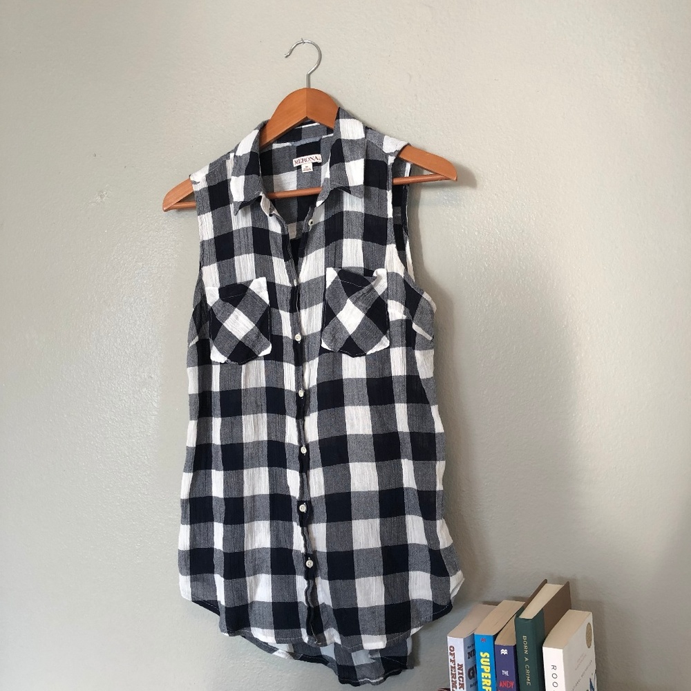 MERONA Sleeveless Button-down